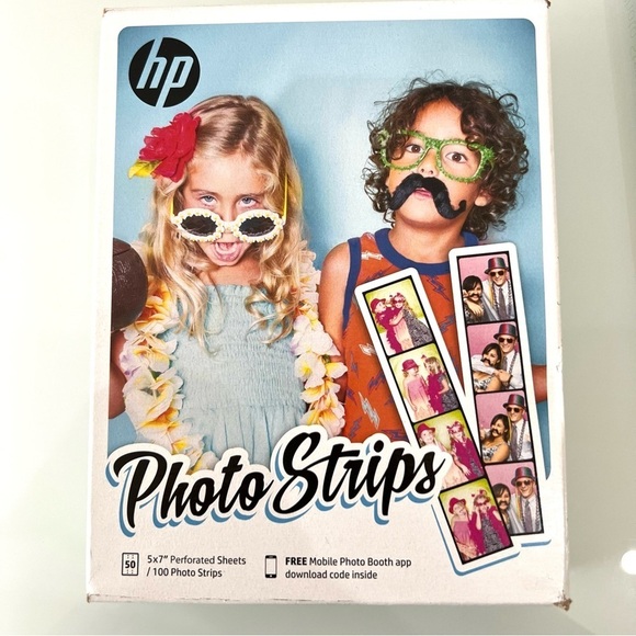 HP Photo Strips mobile phone Photo Booth paper for inkjet printer, 200 strips - Picture 4 of 6
